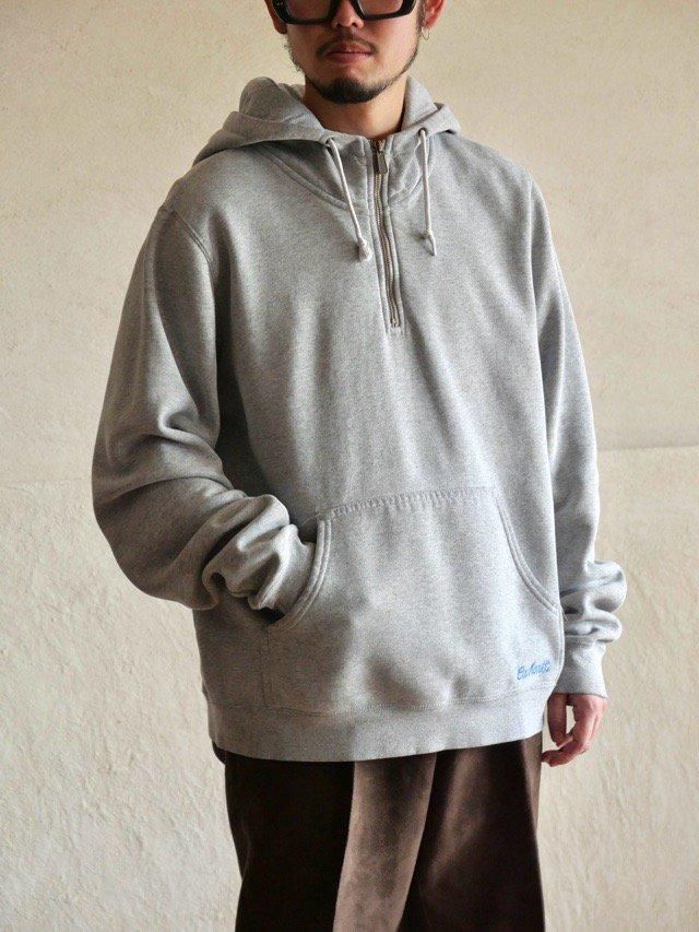 1990~00's Carhartt Half-zip Sweat Hoodie, Light Gray