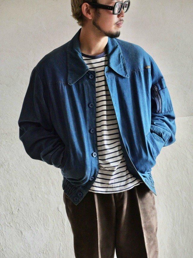 1970's Euro Vintage TORBAS Denim&Boa Blouson