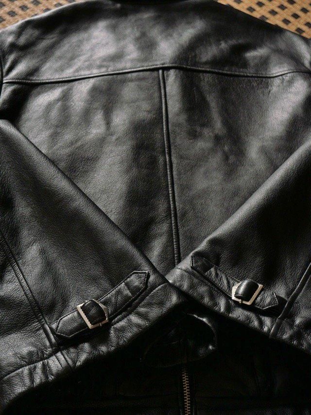 90~00's ROUNDTREE & YORKE Leather Blouson, Black - Vintage 90~00's ROUNDTREE & YORKE Leather Blouson, Black - Vintage