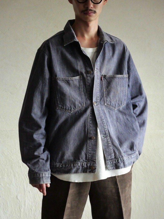 Early00's Euro Levi's 70511-04
2pocket Denim Blouson / Size L