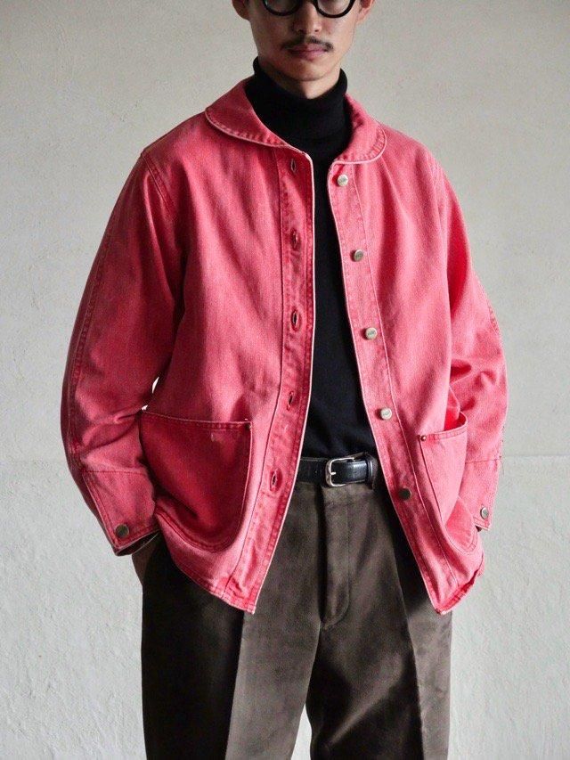 1980's Vintage L.L.Bean
U.S.NAVY Style Denim Jacket , Made in USA.