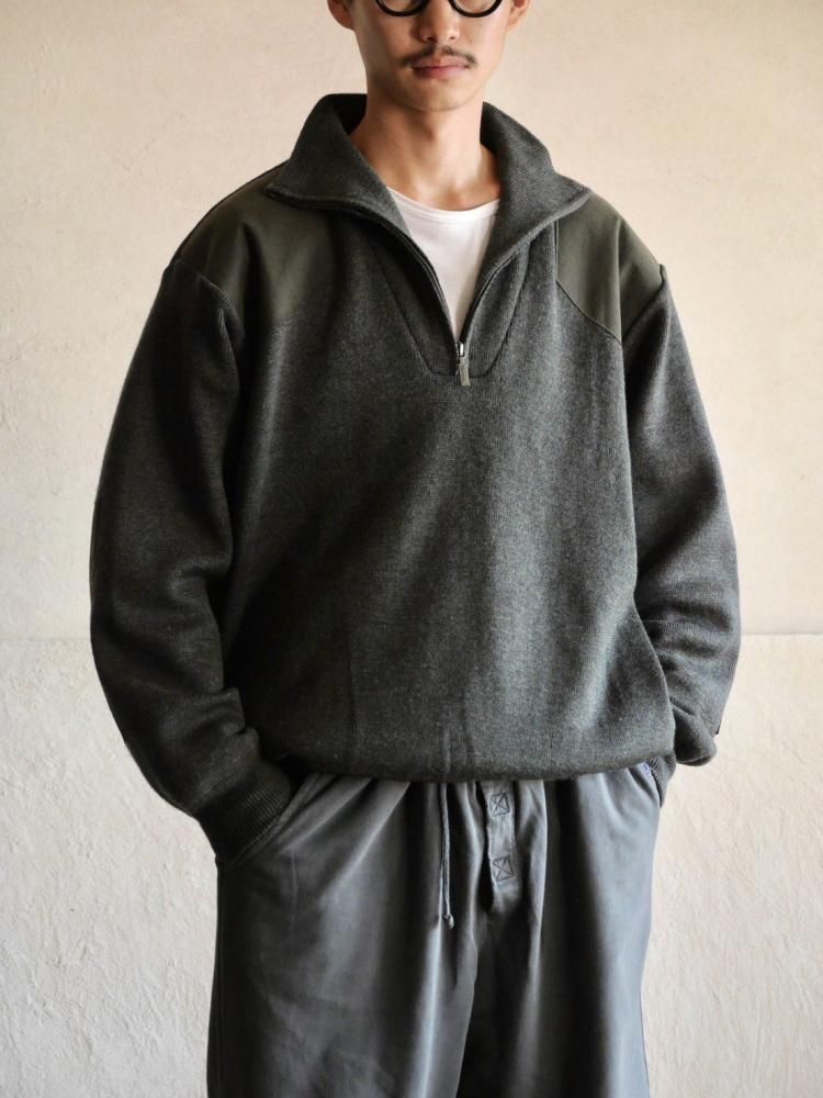 00's Barbour Storm Half Zip Wool Sweater 