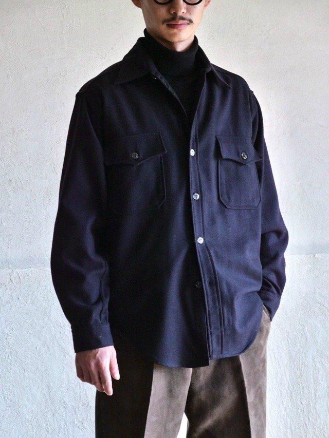 1974's U.S.NAVY Vintage Wool Flannel Shirt