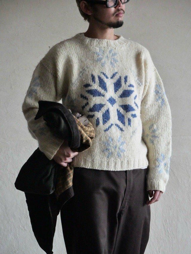 1990's L.L.Bean Snow Design Knit Sweater