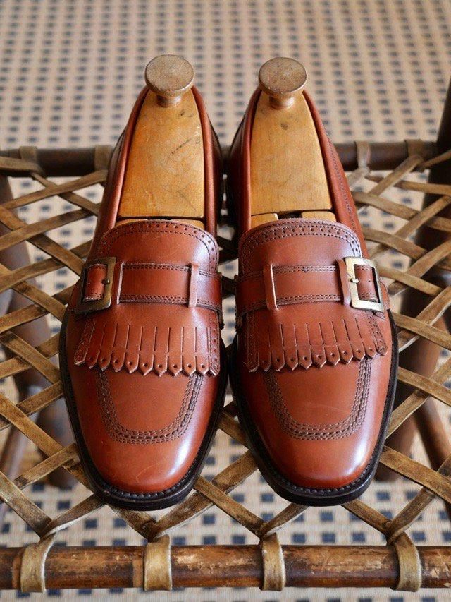 1990's BOSTNIAN Leather Loafers, Made in Italy.