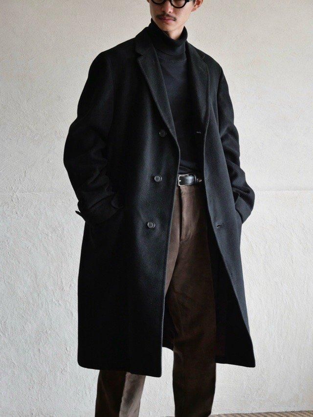 1960's Vintage The KLEINHANS Co.
100% Cashmere Coat, Black