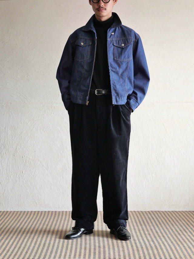 Late00's GAP Wide-Wale Corduroy Pants, Black