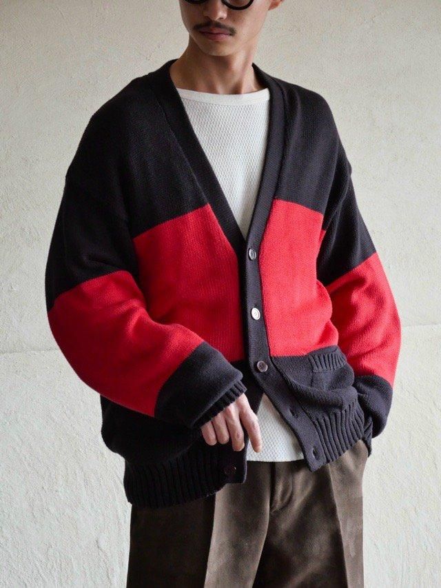 1990's Neiman Marcus Cotton Border Knit Cardigan