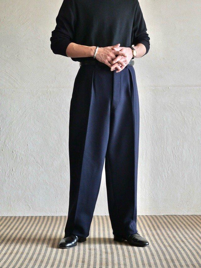 1940~50's Vintage Swedish Military
Wool Karsey Trousers
