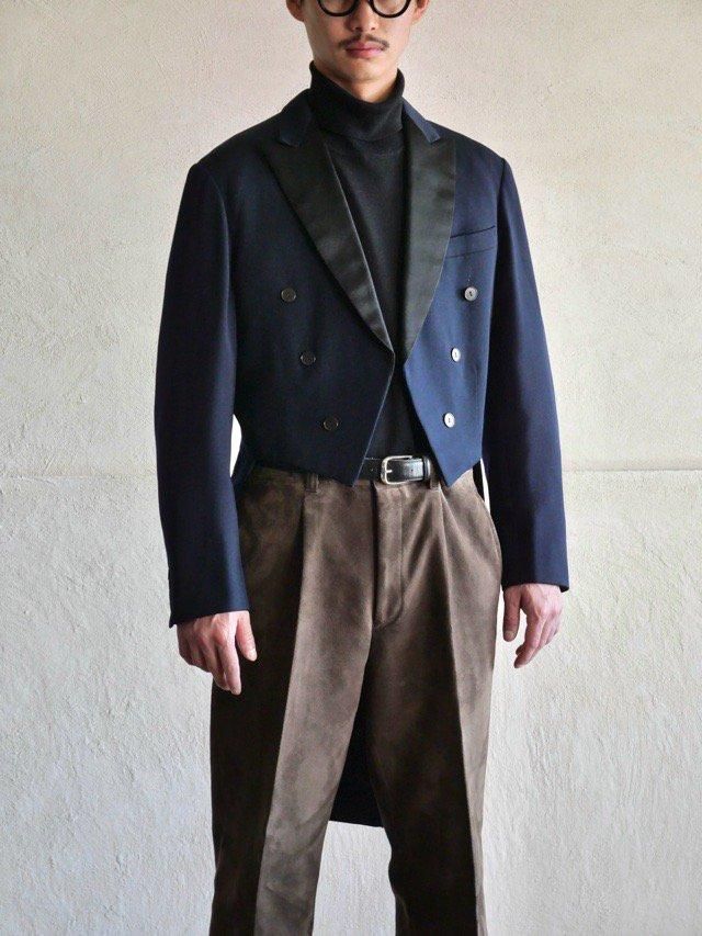 1960~70's Austria Vintage Tailcoat, NAVY&BLACK