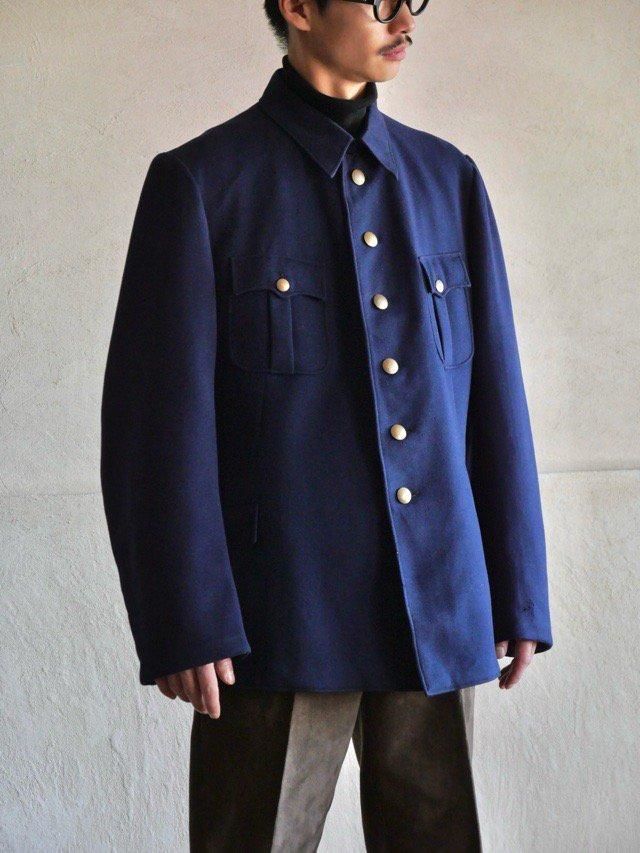 1956's Vintage Swedish Military Wool Karsey Officer Jacket