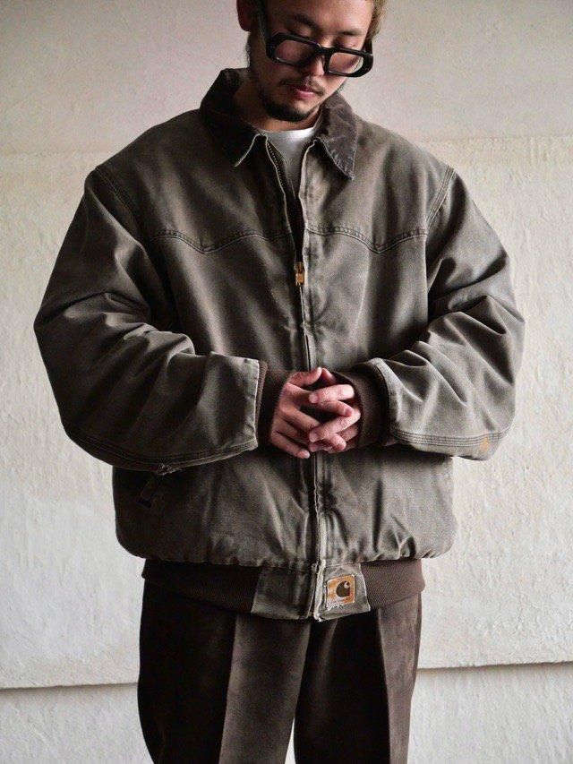 1990's Carhartt Santa Fe JACKET, Fade Brown