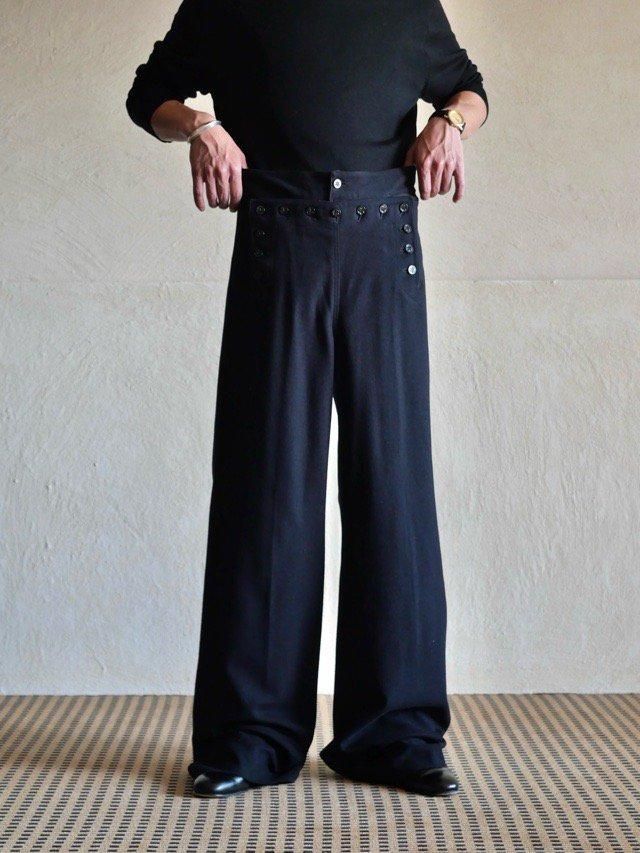1970's, Vintage Sailor Pants, Health-tex White Sailor Bells