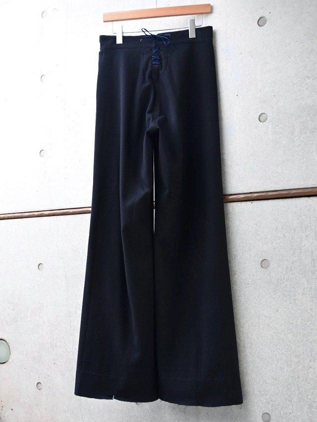 60s Wool Sailor Pants ブラック Sailor Pant