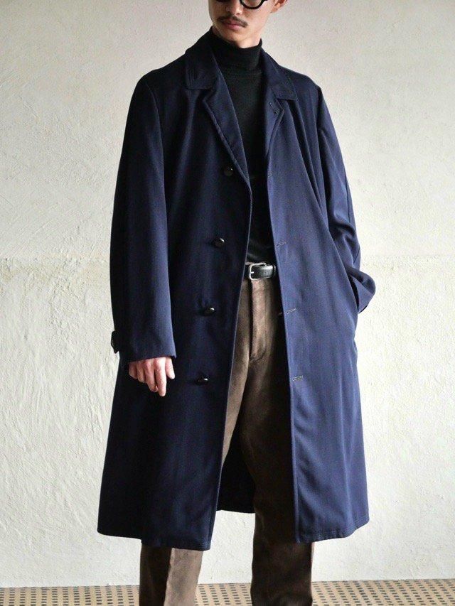 1960's Vintage Aquascutum Wool Gabardine Coat "2crest / Made in England"
