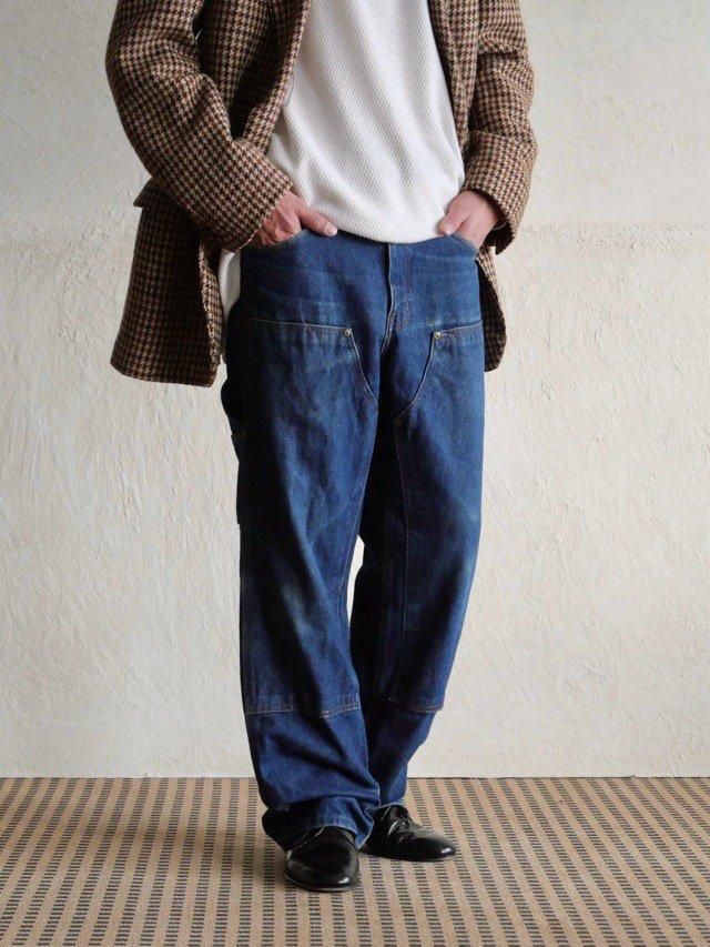 ~00's Vintage KEY Double-Knee Painter Pants