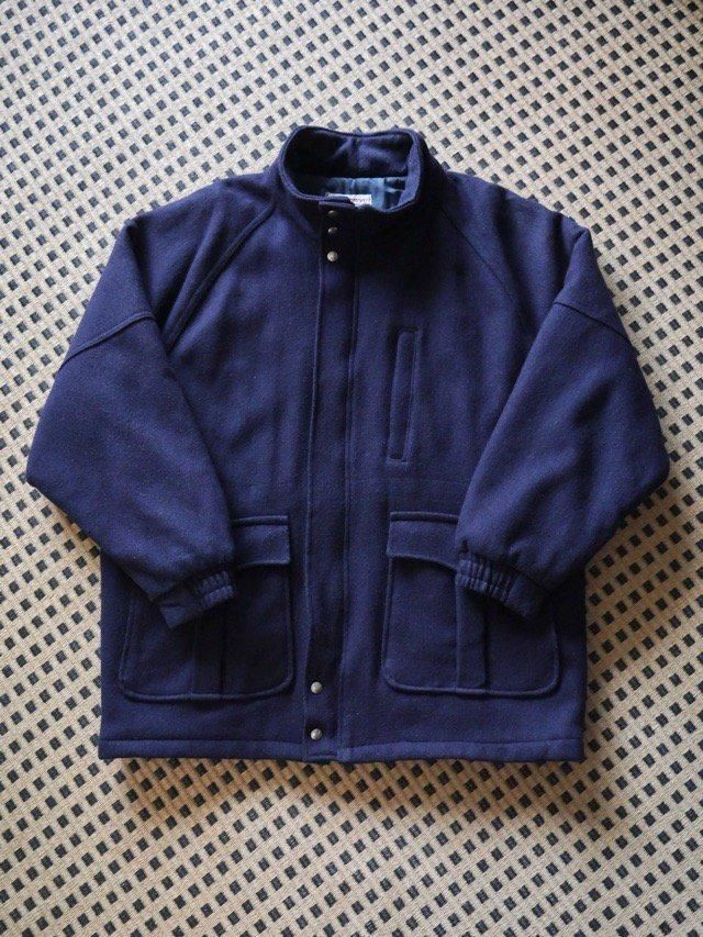 1980's Vintage Manhattan Melton Half Jacket, Made in USA - Vintage