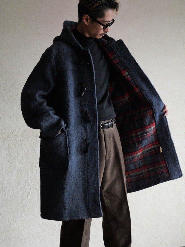 1980's UK Vintage Duffle Coat, Good Pattern