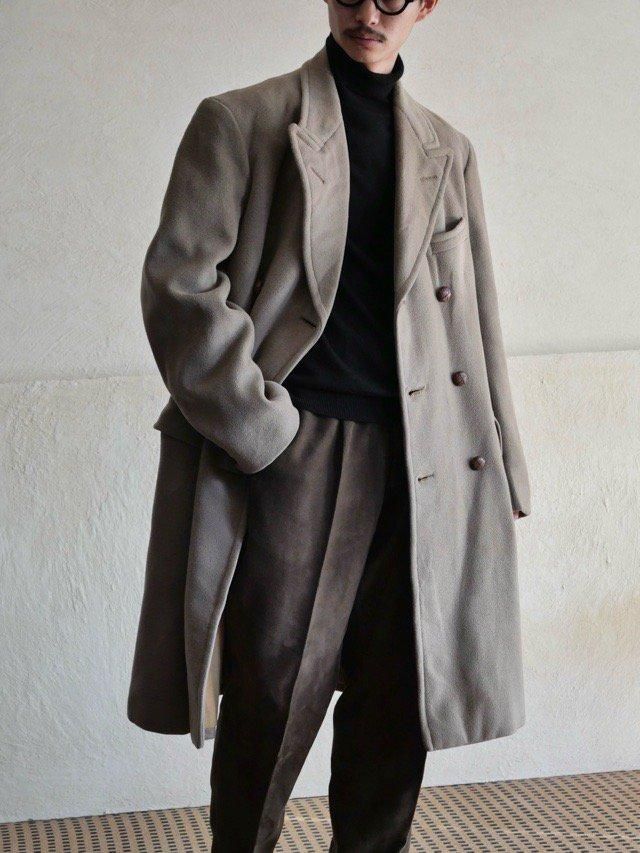 1970's Double Breasted CROMBIE Wool Coat