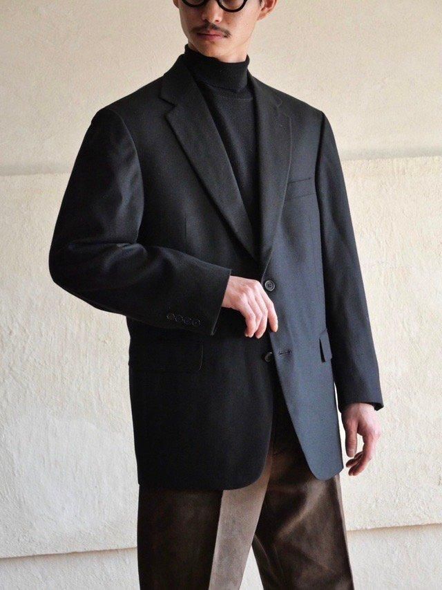 1990's LoroPiana Cashmere100% Black Tailored Jacket