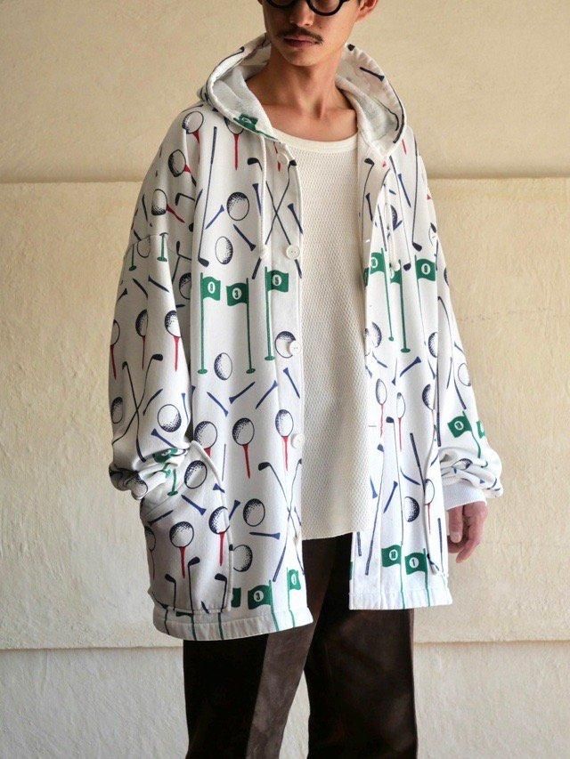 1990's "GOLF GOLF GOLF" Sweat Parka