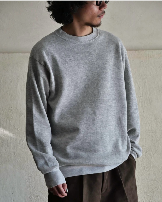 1990's~00' MOVE MENT Plain Gray Sweat