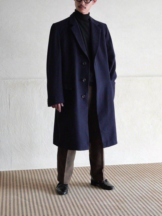 1990's UK Vintage StMichael Wool Chesterfield Coat