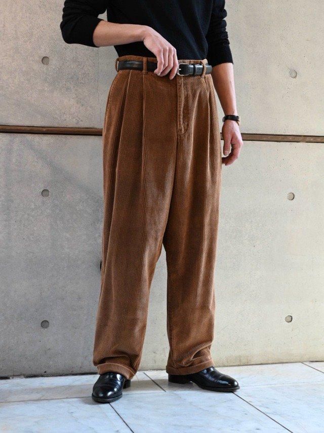 1990~00's DOCKERS Brown Corduroy Trousers