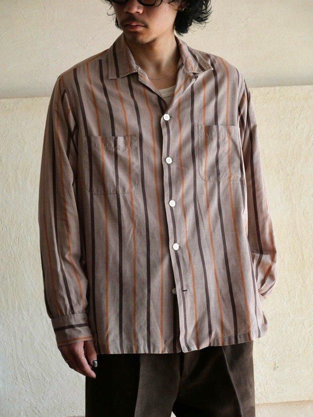 1960's Vintage Excello  E.M.KANH&CO. Cotton Stripes Shirt