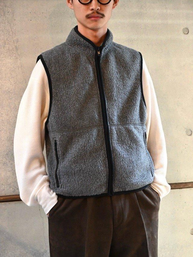 1990's J.CREW Gray Fleece Vest