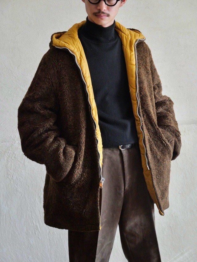1960's Vintage GREAT WESTERN
Pile & Quilting Hooded Jacket