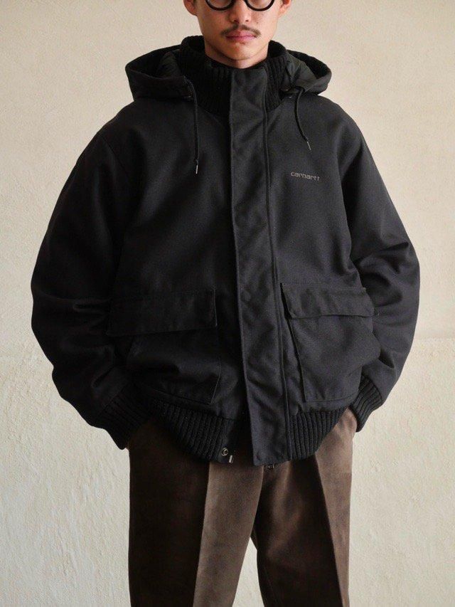 Carhartt "WIP" Black Nylon-Duck RANGER JACKET