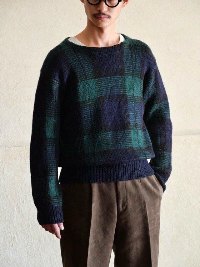 RalphLauren Wool Knit Sweater, Blackwatch