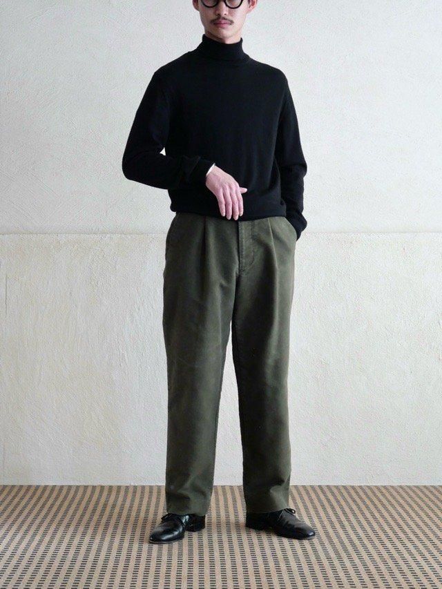 1990~00's Barbour Cotton Moleskin Trousers, Made in Portugal.