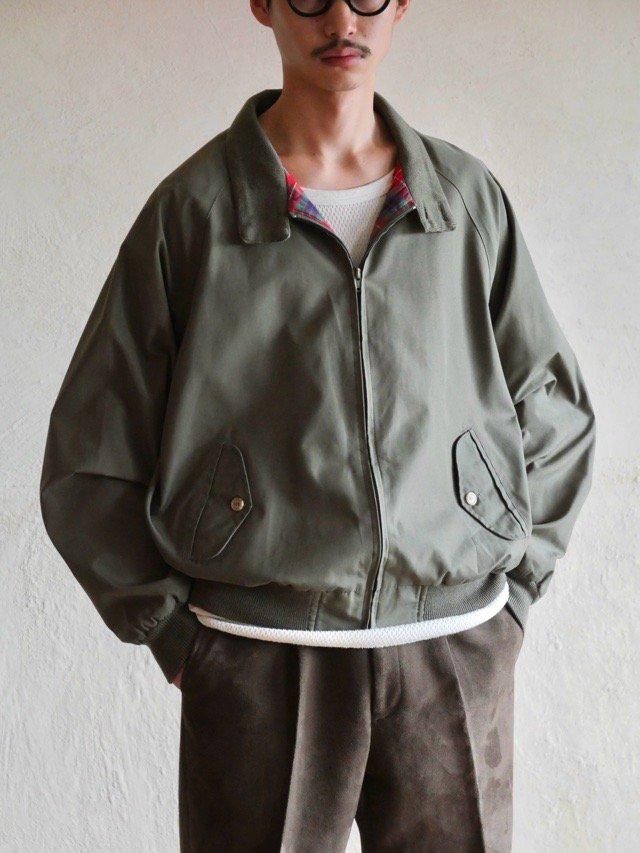 1990's LANDS'END Harrington Jacket Olive