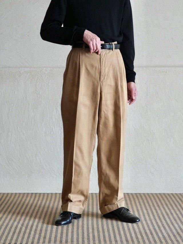 1990~00's RalphLauren
"HAMMOND" Dress Chino Trousersڭ