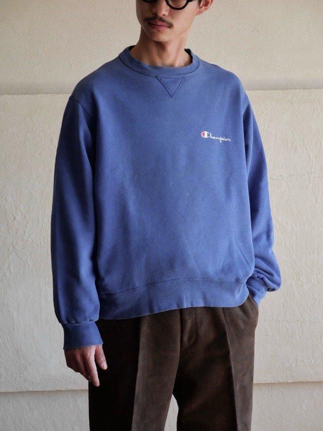 1990's USA Champion Fade-blue Sweat  Sweater