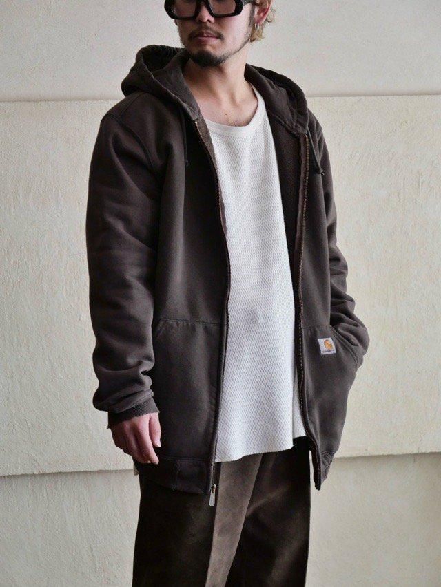 00's Carhartt Zip-up Parker, Fade Brown