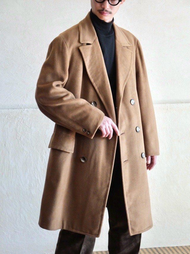 1960's Vintage " MINK  Cashmere "
Double-breasted Coat