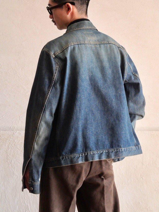 helmut lang デニムジャケット　1999 1999AW HELMUT LANG 2nd Type Denim Jacket - Vintage & Archive