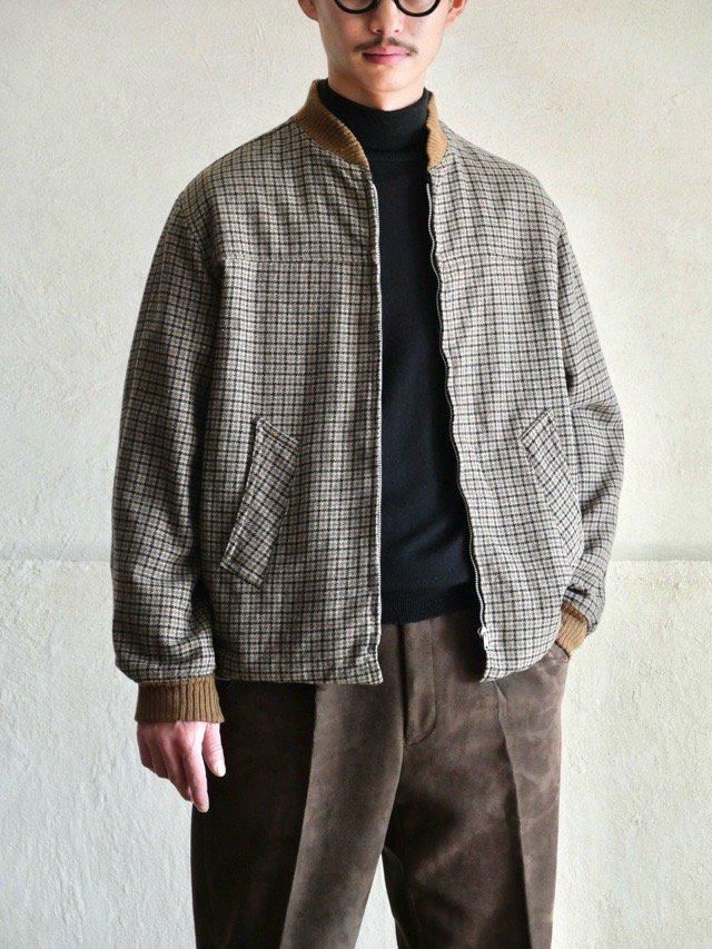 1980's Euro Vintage Wool Zip-up Blouson