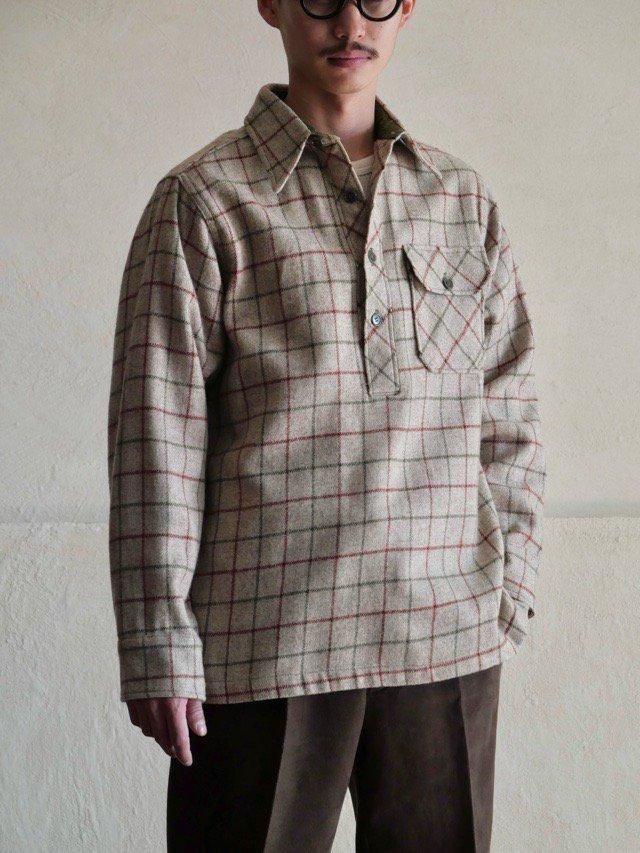 1980's Vintage AMANA Pullover Wool Shirt