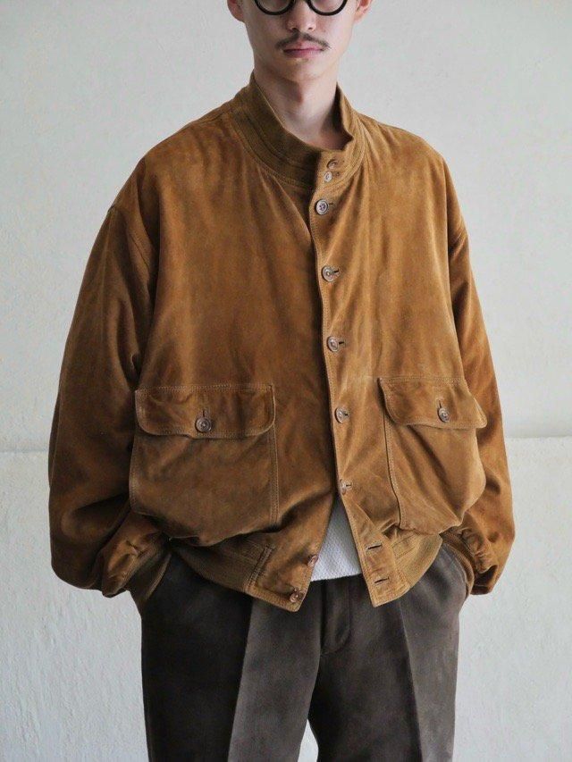 1980~90's Italian Vintage
MAXIMILIAN VALSTAR Goat-Suede Blouson