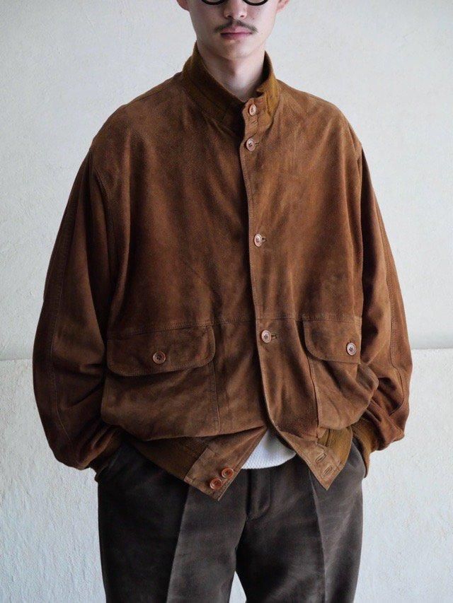 1970~90's Italian Vintage
HAMILTON VALSTAR Goat-Suede Blouson