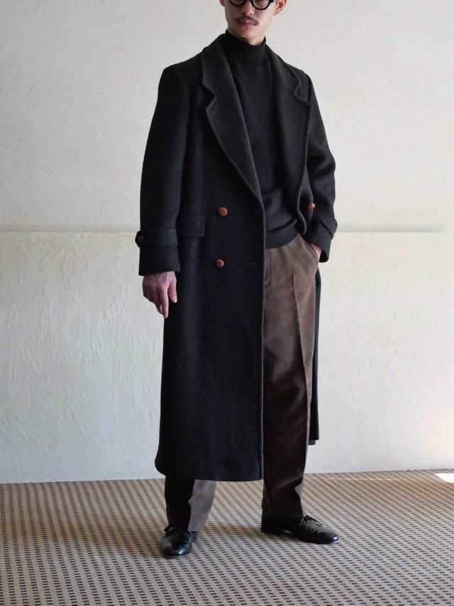 1990's USA Vintage Double-Breasted Wool Coat