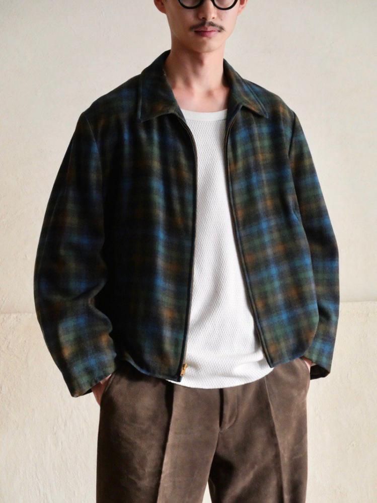 ~1950's Vintage PENDLETON Wool Check Blouson