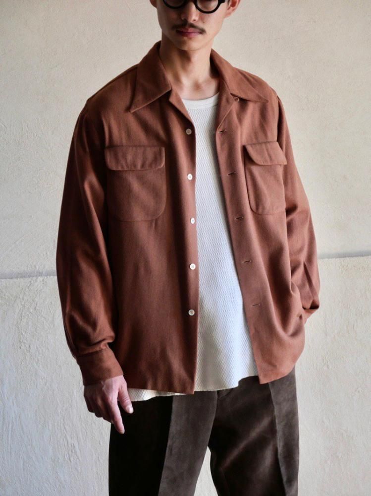 1940's Vintage McGREGOR Wool Shirt, Terracotta