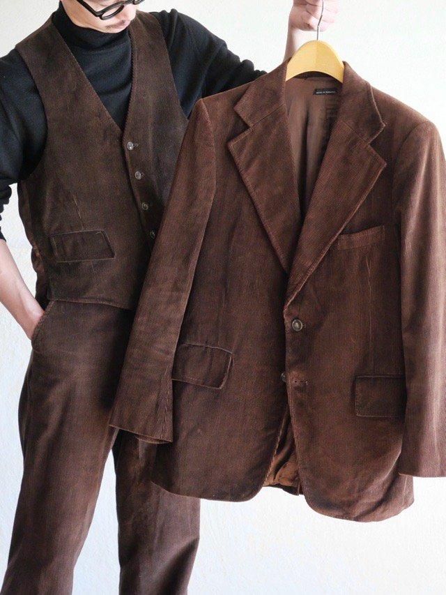 1990's Brown Corduroy 3Peace Suit