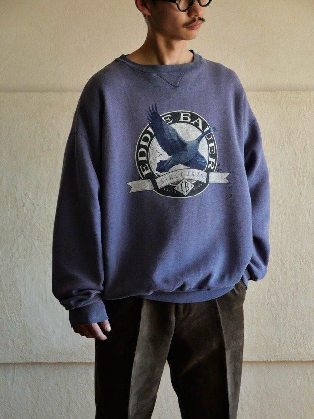 1990s Eddie Bauer Printed Sweat Sweater