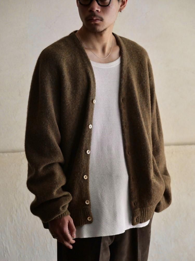 1960-70s Arrow 100% Alpaca Knit Cardigan